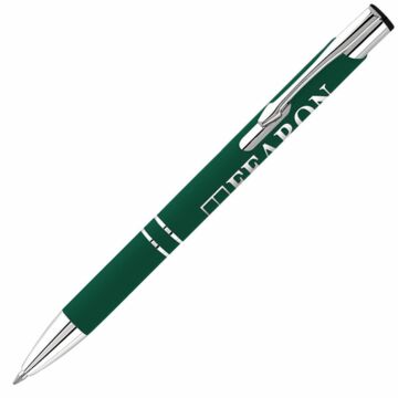 P129 Electra Classic Soft Feel Recycled Ballpen - Engraved