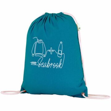 P072 Seabrook 5oz Recycled Cotton Drawstring Bag - 1 Colour