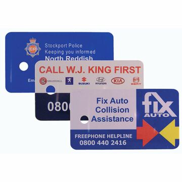 P035 Mini Plastic Key Fobs