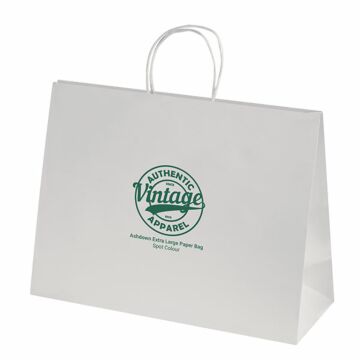 P074 Ashdown White XL Paper Gift Bag - 1 Colour