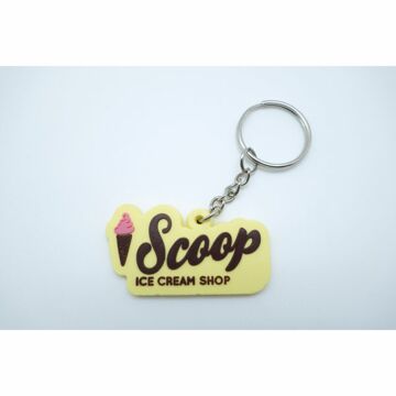 P035 PVC Key Ring