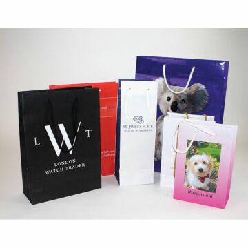 P074 Laminated Paper Bottle Bag