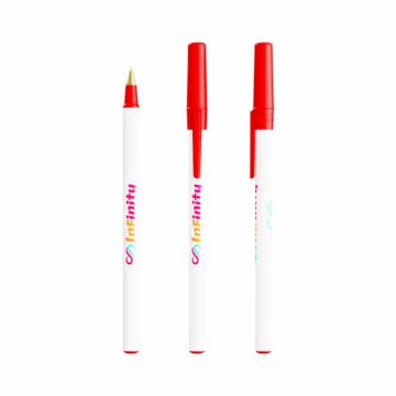 P123 BIC Round Stic Eco Ballpen - Full Colour