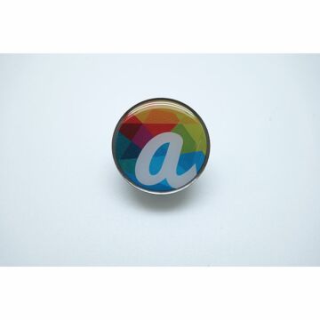 P079 20mm Budget Metal Printed Badge
