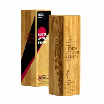 P113 Solid Moso Bamboo Column Award - Full Colour