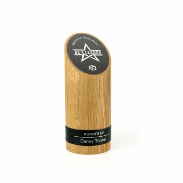 P113 Solid Oak Pillar With Tapered Top