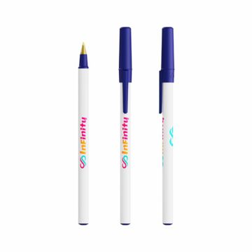 P123 BIC Round Stic Eco Ballpen - 1 Colour