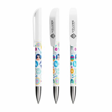 P122 BIC Super Clip Advance Twist Ballpen - Full Colour